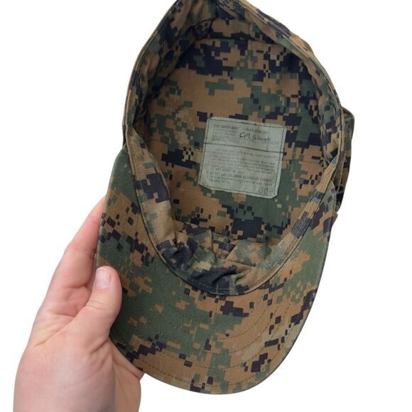 Original medium Military US Marine Corps Issue Cover Hat - Picture 6 of 7